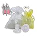 Wowly High Heel Protectors for Shoes - Set of 2 Heel Savers (Small & Med)