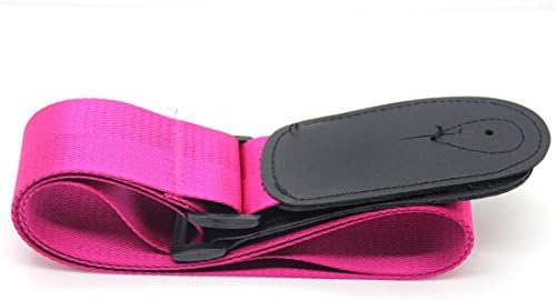 Brand New High Quality Retro Vintage Chemical Fiber Leather Ends Guitar Strap Belt Acoustic Bass Adjustable