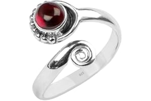 Ana Crafts Gemstone Stone Toe Ring 925 Sterling Silver Feet Body Jewellery Handame Toe Ring Gemstone Adjustable Toering For Girls Women Gift Jewellery