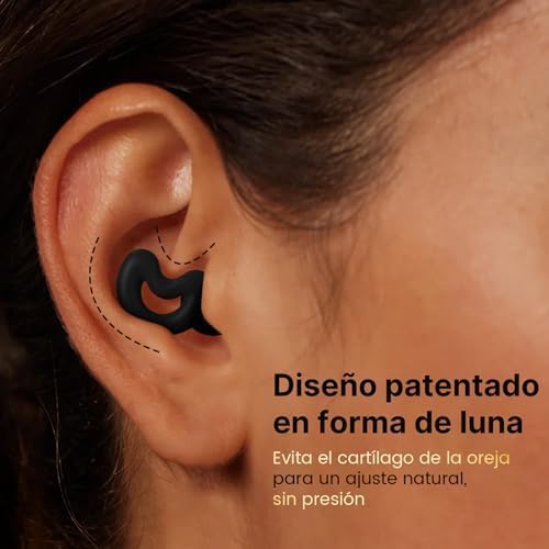 Tapones para los Oídos para Dormir, Tapones Antirruido para Dormir de Lado