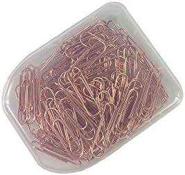 ICEBLUE Regular Size Rose Golden Paper Cips 100pcs per PVC Hanger Box
