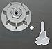 Brunoplast Nivifix Tile Leveling System Starter Set Gray for Tile Thickness 12-20 mm / 0.47-0.79 inch (Paving System, Tile Laying, Tile Installation)