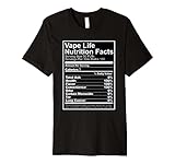 Vaping T-Shirt - Vape Life Nutrition Facts - Vaper