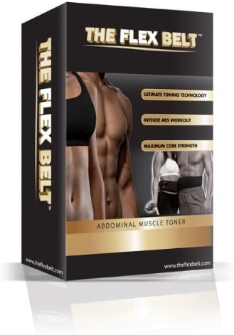 The Flex Belt Ab Belt Workout - FDA Cleared to Tone, Firm and Strengthen the Abdominal Muscles