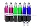 Roll-on Glass Bottles,6 PC 10ml (1/3oz) and 1ml Dropper Included, Empty Aromatherapy Essential Oils, Perfume Bottles, Refillable Bottles Slim with Metal Ball and Black Plastic Lid (Colors Mixed)