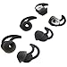 Rayker Replacement Ear tips for Bose QuietControl 30 Wireless Headphones QC 30 SoundSport, Noise Isolation Silicone Tips, Perfect Fit in Ear Canal, S/M/L Size Included, 3 Pairs, QC30 Eartips (Black)