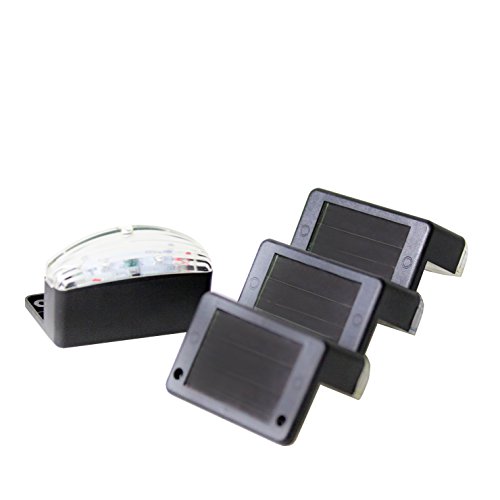 Davinci Lighting Dl102 Outdoor Solar Led Lights For Deck Patio Fence Step Stair Walkway Path Wall Solar Powered Landscape Accent Lighting Easy To