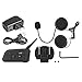 Motorcycle Communication Headset Helmet Bluetooth Dual Intercom Full Clip Speaker Headphone 6 Riders Talk for Skiing, Camping, Hiking, Scooter, Gokart, 4 Wheeler, ATV Vnetphone(1 Pack)
