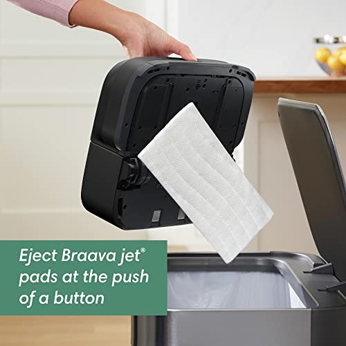 iRobot Braava Jet m6 (6012) Ultimate Robot Mop- Wi-Fi Connected, Precision Jet Spray, Smart Mapping, Works with Alexa, Ideal for Multiple Rooms, Recharges and Resumes, Black - View 12