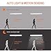 LED Closet Lights, Zanflare Portable Motion Sensor Closet Light Wireless 10 LED Under Cabinet Light Battery Operated, Magnetic Strip Stick on Anywhere for Kitchen Wardrobe Hallway Stairway, 3 Pack