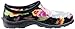 Sloggers Women's Waterproof Rain and Garden Shoe with Comfort Insole, Pansy Black, Size 9, Style 5114BP09
