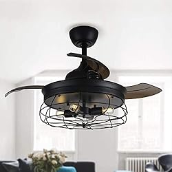 Parrot Uncle Ceiling Fans with Lights and Remote