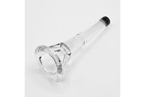 French Horn Embouchure Visualizer (Clear Design) – Mouthpiece Practice Tool – BRASS DESIGN [Rim Diameter: 0.69" / 17.5mm]