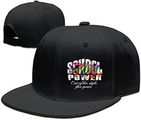 HNN Unisex School Power Flat Baseball Caps Hats