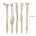Novely Bone Desigh With Black Ink Ballpiont Pens Nurse Doctor Pen Friends Or Student Stationery Gift Crazy Student Gift,Pack of 20
