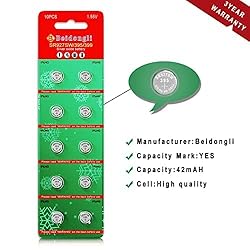 Beidongli SR927sw 1.5V Button Battery 395 AG7 for
