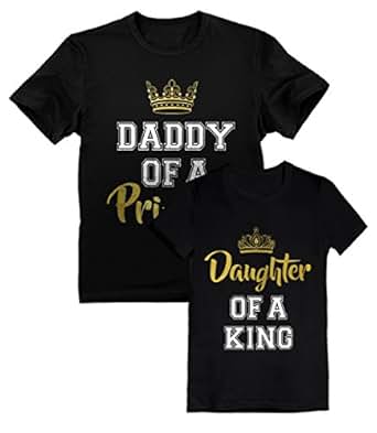 daughter matching father shirts dad toddler