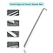 Fiecco Metal Shoe Horn - Extra Long Handled Shoe Horn - 16.5