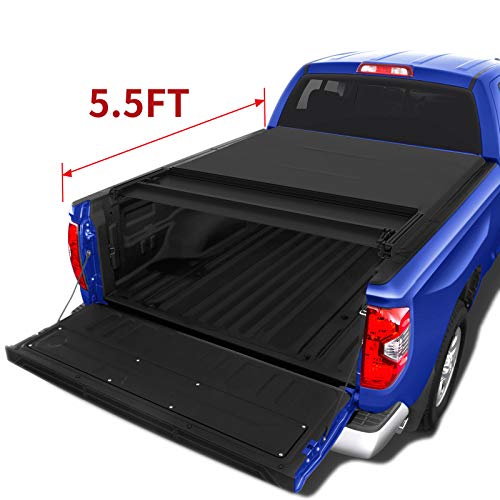 Tyger Auto T1 Roll Up Truck Bed Tonneau Cover Tg Bc1t9041 Works With 2014 2019 Toyota Tundra Fleetside 5 5 Bed For Models With Or Without The Deckrail System Truck Bed Tailgate Accessories Tonneau