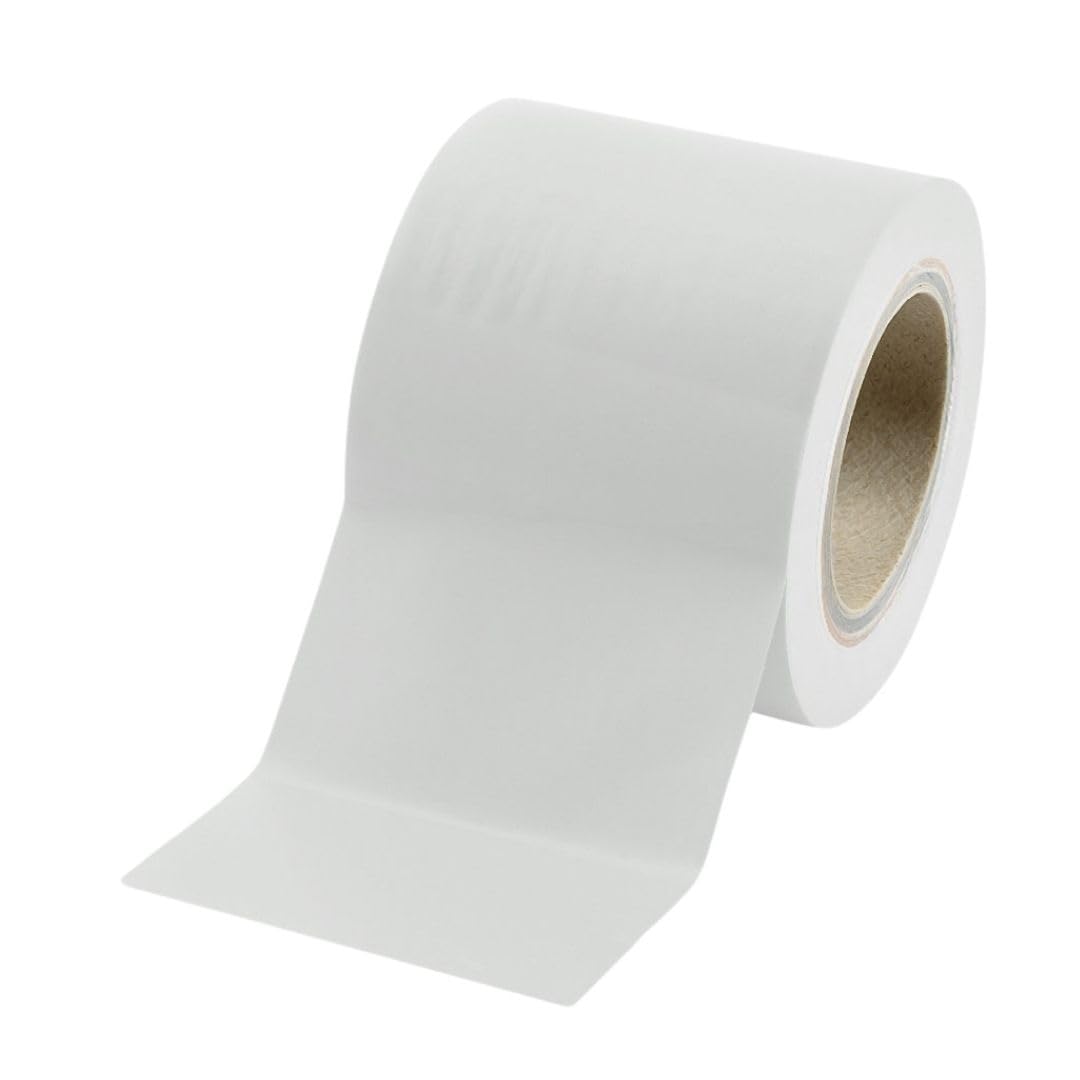 BONUS Eurotech 1BL23.46.0100/033A# Floor Marking PVC Tape, Rubber Based Adhesive, Width 100 mm, Length 33 m, Thickness 0.17 mm, White