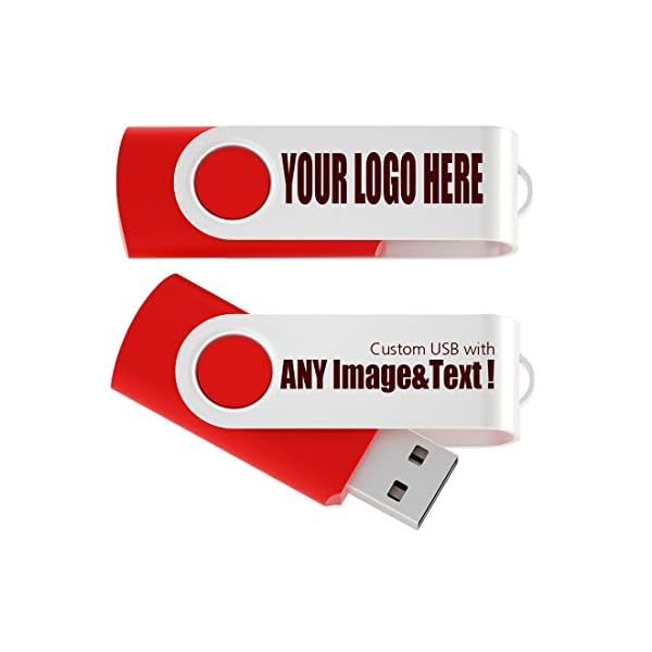 500 Stück Individuell Personalisiert USB Stick 32GB Werbeartikel Mit Firmen Logo Druck - USB 3.0 Rot
