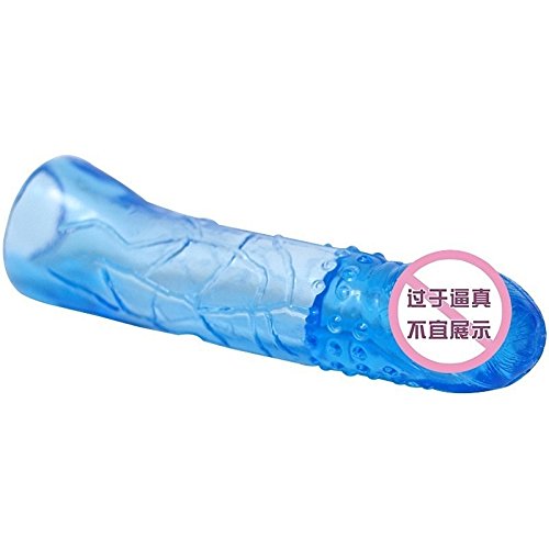 sandywident Fashion Sex Toys Men's Crystal Condoms Lengthen Enlargement Lasting Silicone Sleeve Sex Toy