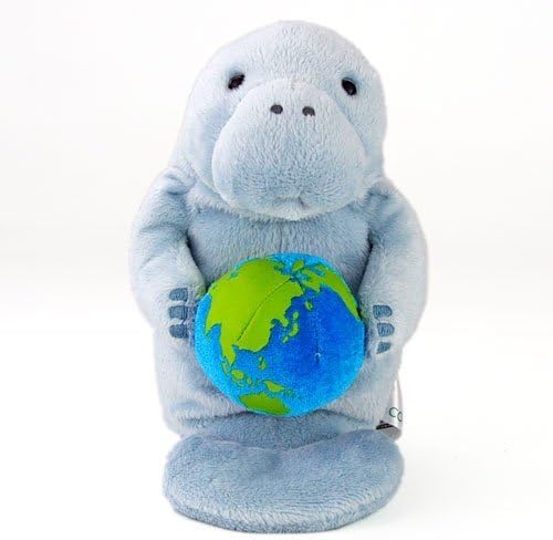 Real Stuffed Manatee Sit Series Child by Karorata