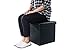 ShellKingdom Faux Leather Storage Ottoman Cube Foot Rest Portable 14 7/8