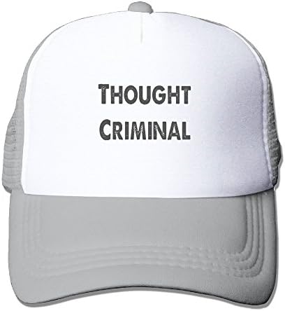ShengJie Thought Criminal Summer Passion Movement Summer Fashion Mesh Baseball Cap Adjustable Trucker Hats For Outdoor SportAsh
