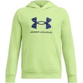 Under Armour boys Rival Fleece Big Logo Print Fill Hoodie