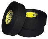 3 Rolls of Comp-O-Stik BLACK Hockey Lacrosse Bat Cloth Stick Tape ATHLETIC TAPE (3 Pack) Made In The U.S.A. 1