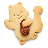 Cookie cutter for Squirrel shaped cookies holding nuts or almonds by Monkey Business