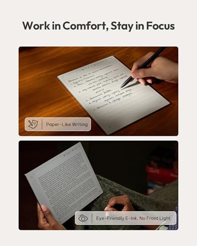 iFLYTEK AINOTE 2, AI Note Taking Tablet for Meeting, 10.65" E-Ink Tablet, Ultra-Thin 4.2mm Digital Notebook with Voice-to-Text, 16-Language Transcription, Handwritten-to-Text, Ideal for Work&Study