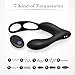 PALOQUETH Male Vibrating Prostate Massager Sex Toy with 2 Powerful Motors and 10 Stimulation Patterns for Wireless Remote Control Anal Pleasure, Unisex G spot Vibrator