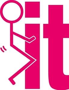 Amazon.com: F*CK IT Funny Stick Figure JDM Tuner Lowrider