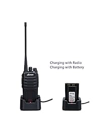 Walkie Talkies Auricular Radio de 2 Vías con Mini UHF recargable 3 W 16 Canales CTCSS DCS VOX para niños adultos Camping, Senderismo, jugar por luiton