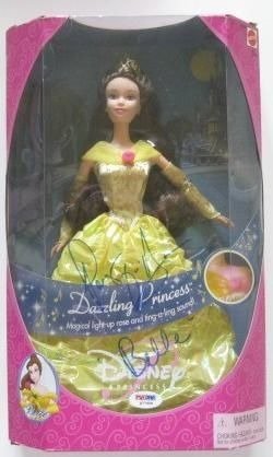 PAIGE O' HARA VOICE OF BELLE SIGNED BEAUTY & THE BEAST DOLL PSA AUTO DISNEY PRINCESS