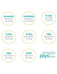 Conjunto de vestido de manga larga Baby Girls de 2 paquetes de Simple Joys by Bloomers