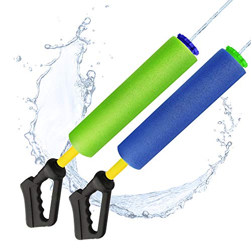 Baztoy Water Gun Water Blaster Soaker Squirt Toys for Kids High Capacity Swimming Pool Beach Summer Water Fighting Game Outdoor Toys Outside for Boys Girls and Adults (2 Pack) - Thumbnail 7