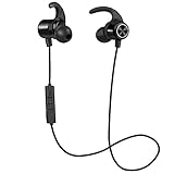 Bluetooth Headphones, SIX-QU 4.1 Magnetic Wireless Earbuds, Sweatproof Stereo Bluetooth Earphones for Sports With Mic, Workout 8 Hour Battery Noise Cancelling Headsets (black)