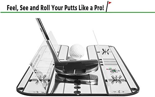 Premium Golf Alignment Putting Mirror | Golf Training Aids – All in One Value Pack Golf Practice Putting Aid to Improve All Aspects of Your Putting Stroke Premium Golf Alignment Putting Mirror | Golf Training Aids – All in One Value Pack Golf Practice Putting Aid to Improve All Aspects of Your Putting Stroke