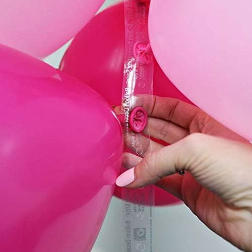 MAGA 1 5M 410 Holes Plastic Balloon Chain PVC Rubber Wedding Birthday Party Balloons Backdrop Decor Balloon Chain Arch Decor