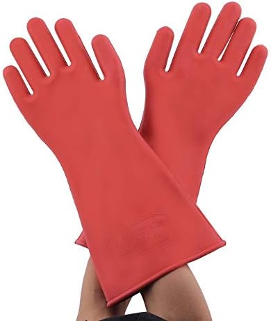 DAN 12KV Safety Electrical Protective Insulated Gloves Rubber Insulating Gloves 1 Pairs