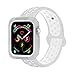 BRG Compatible with Apple Watch Band 38mm 42mm with Case, Shock-Proof Protective Case with Silicone Strap Replacement for iWatch Series 3,Series 2,Series 1 …