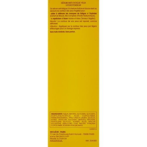 decleor hydrotenseur