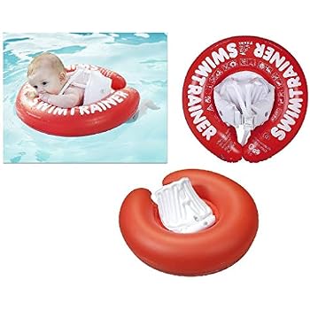 Bouée D'apprentissage Swimtrainer Classic Rouge - Pour Bébés 3 Mois à 4 Ans (6-18 Kg) - Sécurité 5 Chambres