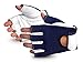 Superior Glove VIBGHFV/XL Vibrastop Goatskin Leather Palm Half-Finger Vibration-Dampening Gloves, Size Extra Large