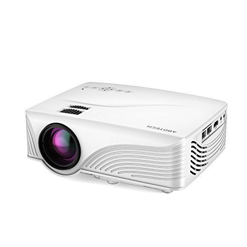 Abdtech 1200 Lumens Mini LED Multimedia Home Theater Projector - Max 120