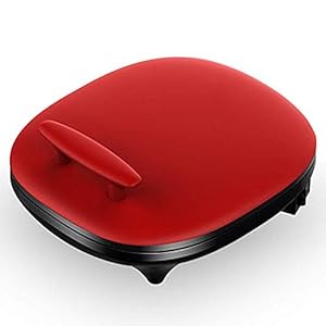 Bdesign Double Up Compact elektrische koekenpan Hot Oven met Dual kookpannen Nonstick, for Pizza, Burgers, koekjes…