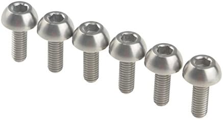 Titanium Motorcycle Front Rotor Bolt Screw M6 x 17mm for Honda CBR600 900 1000 RR